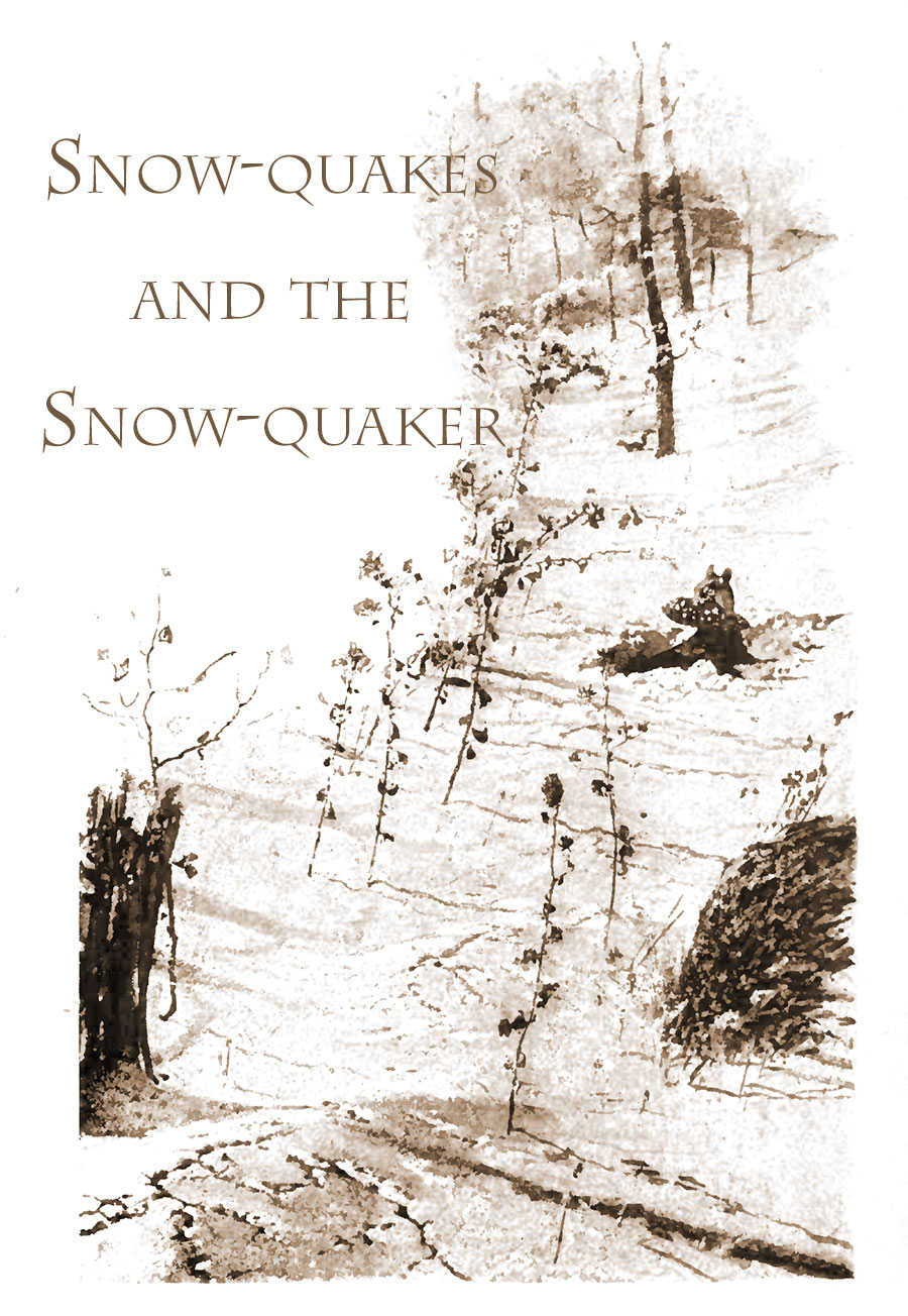 Snow-quakes and hte Snow-quaker