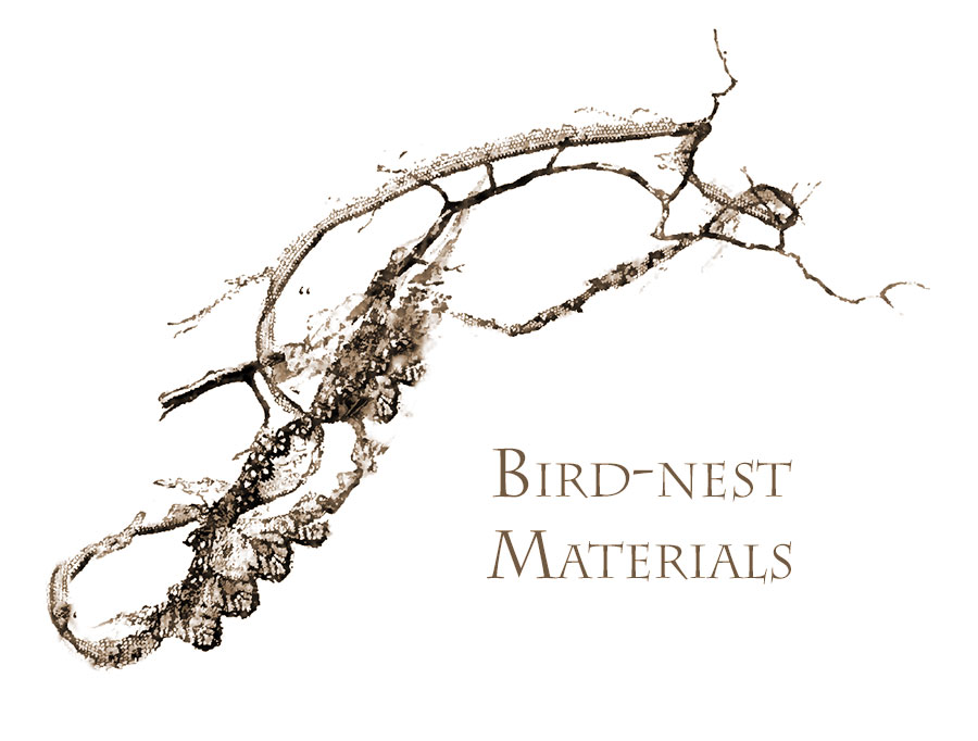 Bird-nest Materials